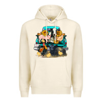 Tofu farm truck farm animals Premium Hoodie - FaDigitalArtStudio