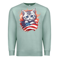 Seafoam cat6 Premium Sweatshirt - Unal Design
