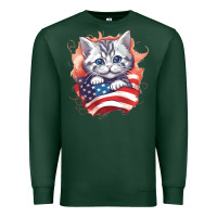 Sports Green cat6 Premium Sweatshirt - Unal Design