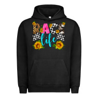 Pigment Black race life Urban Hoodie - HRA Design Shop