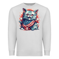 Dove Grey cat7 Premium Sweatshirt - Unal Design