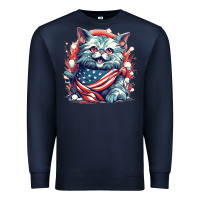Navy cat7 Premium Sweatshirt - Unal Design