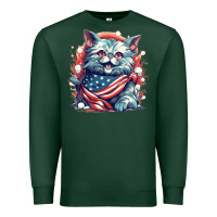 Sports Green cat7 Premium Sweatshirt - Unal Design