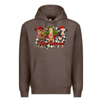 Coffee feliz navidad heifers front view Premium Hoodie - RanaPortraitStore