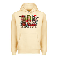 Pina Colada feliz navidad heifers front view Premium Hoodie - RanaPortraitStore