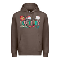 Coffee secretary Premium Hoodie - AdoDesignShop