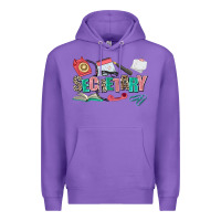Purple secretary Premium Hoodie - AdoDesignShop