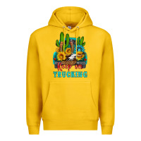 Lemon keep on trucking with western truck Premium Hoodie - HRA Design Shop