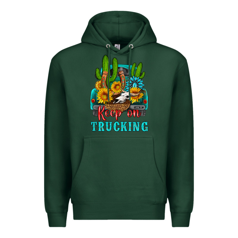 Keep On Trucking With Western Truck Premium Hoodie by HRA Design Shop | Teevron