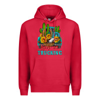 Cardinal keep on trucking with western truck Premium Hoodie - HRA Design Shop