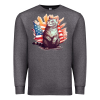 Charcoal Heather cat8 Premium Sweatshirt - Unal Design