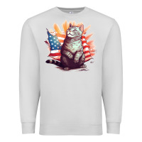 Dove Grey cat8 Premium Sweatshirt - Unal Design