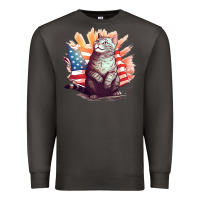 Smoke cat8 Premium Sweatshirt - Unal Design