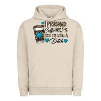 Pigment French Oak coffee Urban Hoodie - CowhideDigitalArt