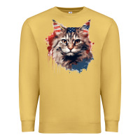 Antique Gold cat9 Premium Sweatshirt - Unal Design