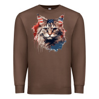 Chestnut cat9 Premium Sweatshirt - Unal Design