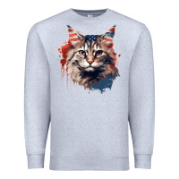 Heather Grey cat9 Premium Sweatshirt - Unal Design