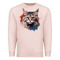 Pale Pink cat9 Premium Sweatshirt - Unal Design