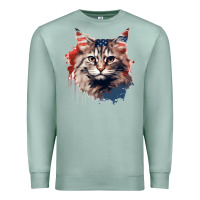 Seafoam cat9 Premium Sweatshirt - Unal Design