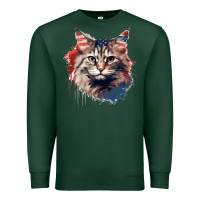 Sports Green cat9 Premium Sweatshirt - Unal Design