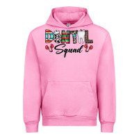 Fuchsia Pink dental squad Urban Hoodie - CowhideDigitalArt