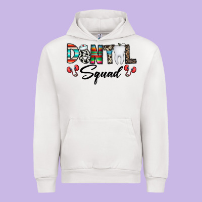 Dental Squad Urban Hoodie Designed By Cowhidedigitalart