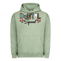 Pigment Oil Green dental squad Urban Hoodie - CowhideDigitalArt