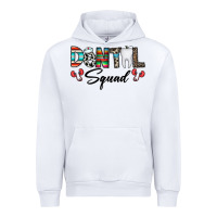 White dental squad Urban Hoodie - CowhideDigitalArt