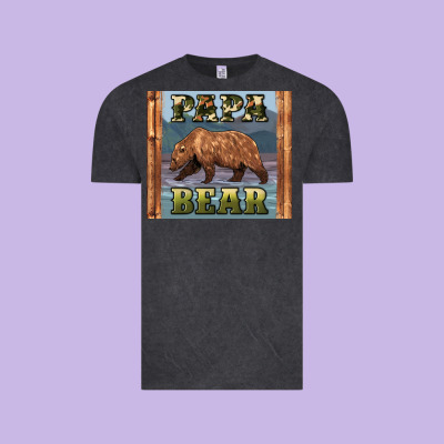 Papar Bear Vintage Tee Designed By Artiststas