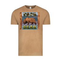 Vintage Camel papar bear Vintage Tee - Artiststas