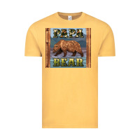 Vintage Mustard papar bear Vintage Tee - Artiststas