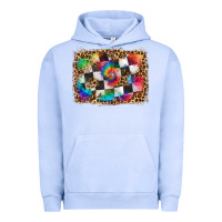 Pigment Grape Ice race leopard and tie dye background Urban Hoodie - HRA Design Shop