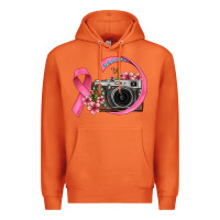 Carrot floral cancer ribbon vintage camera Premium Hoodie - FaDigitalArtStudio