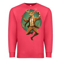 Cardinal happy deer Premium Sweatshirt - Unal Design