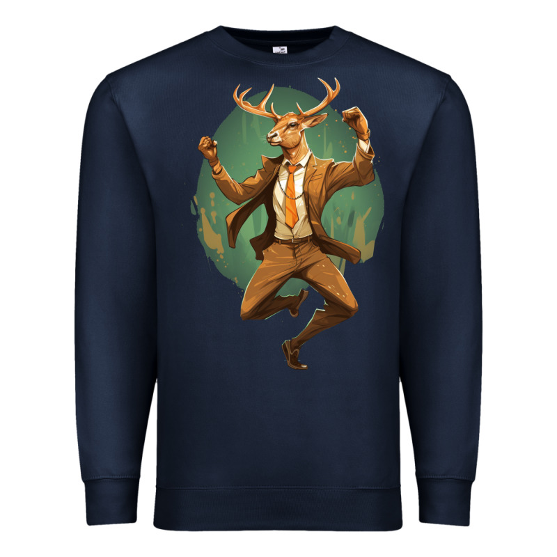Happy Deer Premium Sweatshirt by Unal Design | Teevron