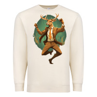 Sandshell happy deer Premium Sweatshirt - Unal Design
