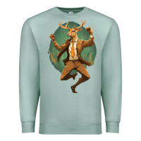 Seafoam happy deer Premium Sweatshirt - Unal Design