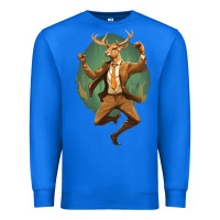 True Royal happy deer Premium Sweatshirt - Unal Design