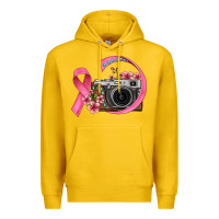 Lemon floral cancer ribbon vintage camera Premium Hoodie - FaDigitalArtStudio