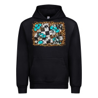 Black race leopard and gemstone background Urban Hoodie - HRA Design Shop