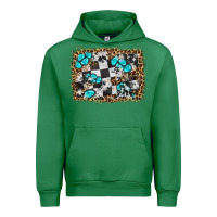 Emerald race leopard and gemstone background Urban Hoodie - HRA Design Shop