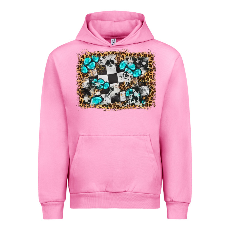 Race Leopard And Gemstone Background Urban Hoodie by HRA Design Shop | Teevron