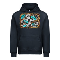 Navy race leopard and gemstone background Urban Hoodie - HRA Design Shop