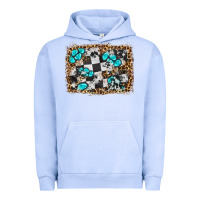 Pigment Grape Ice race leopard and gemstone background Urban Hoodie - HRA Design Shop
