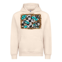 Sandshell race leopard and gemstone background Urban Hoodie - HRA Design Shop