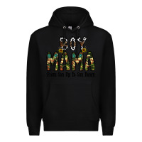 Black Boy Mama From Son Up To Son Down Premium Hoodie - CowhideDigitalArt