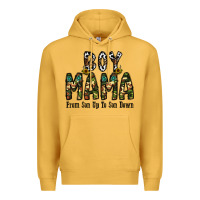 Mustard Boy Mama From Son Up To Son Down Premium Hoodie - CowhideDigitalArt