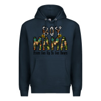 Navy Boy Mama From Son Up To Son Down Premium Hoodie - CowhideDigitalArt