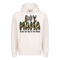 Pale Pink Boy Mama From Son Up To Son Down Premium Hoodie - CowhideDigitalArt