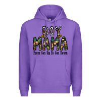 Purple Boy Mama From Son Up To Son Down Premium Hoodie - CowhideDigitalArt